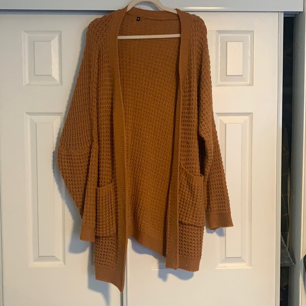 Orange cardigan